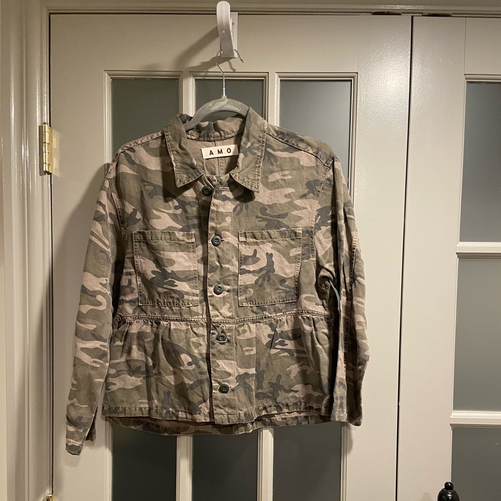 Camouflage Jacket By AMO, XS